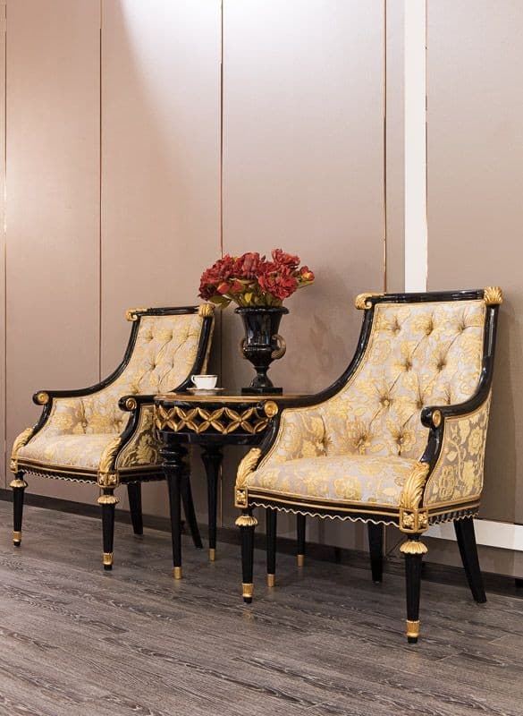 Luxury Baroque Accent Chairs — Home Decor