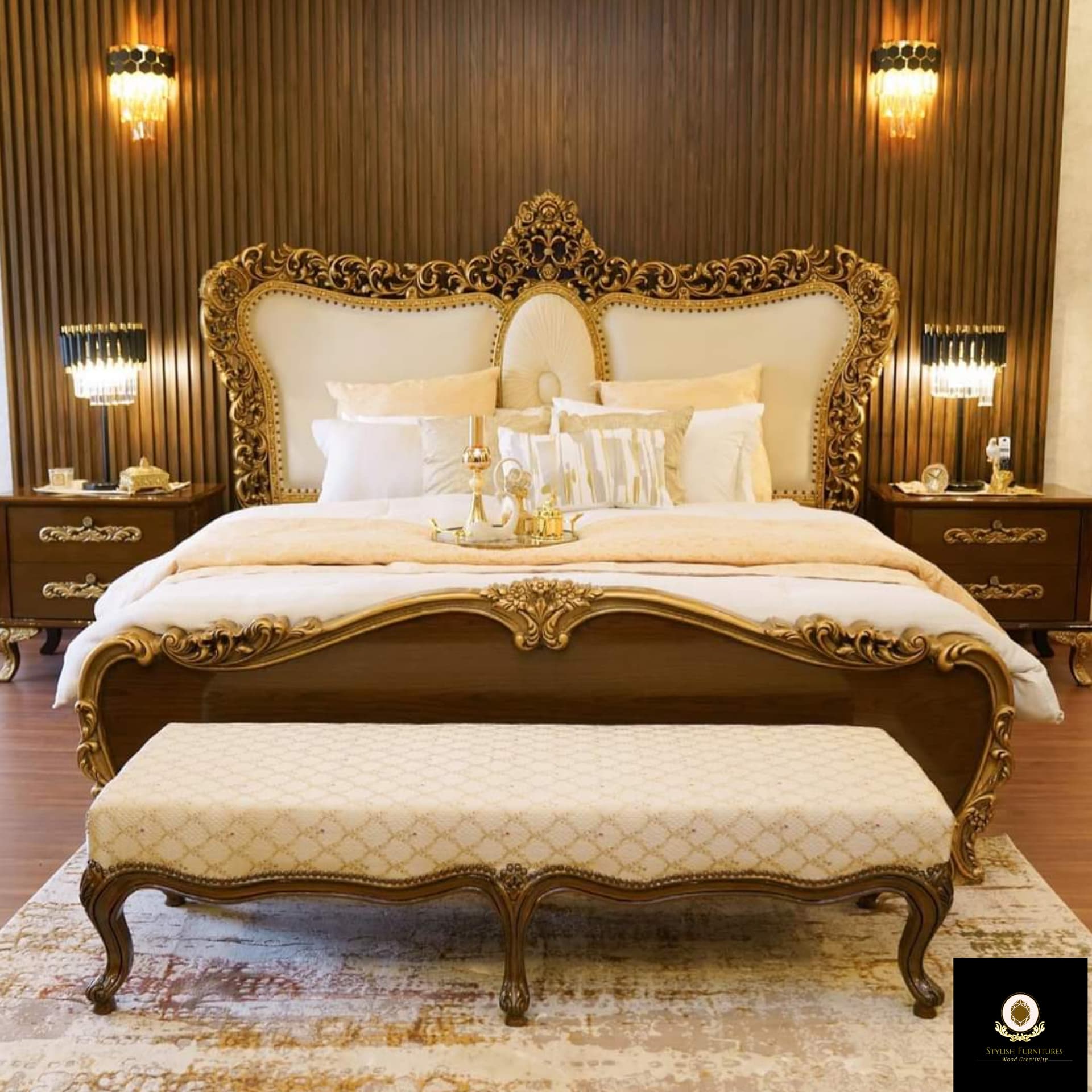 Chinioti-style Luxury Bed Set — Bedroom Sets